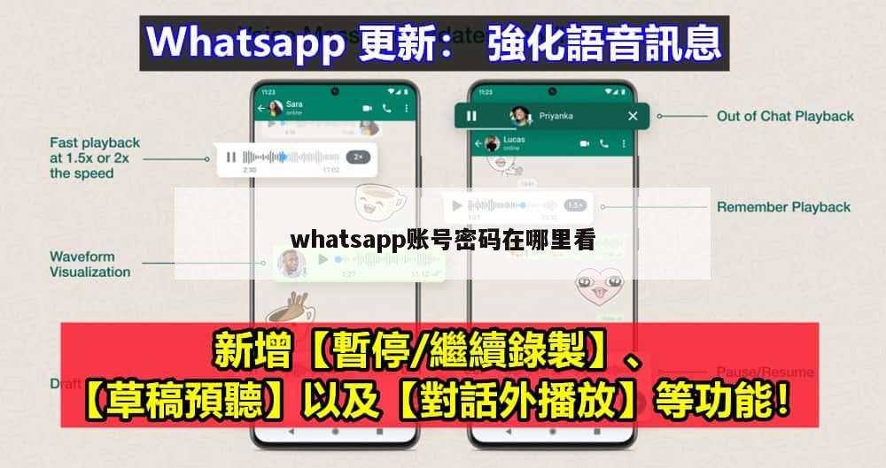whatsapp账号密码在哪里看